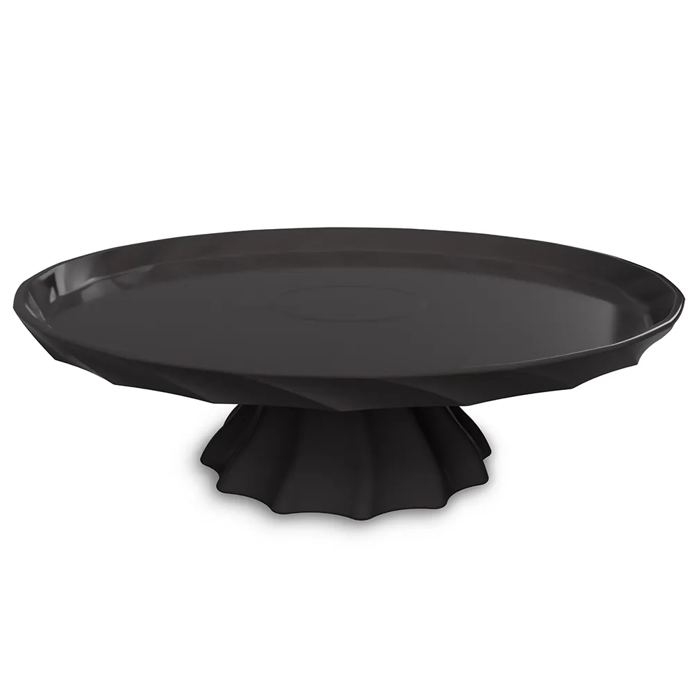 Boleira De Cerâmica Twist 31,5Cm - Grafite