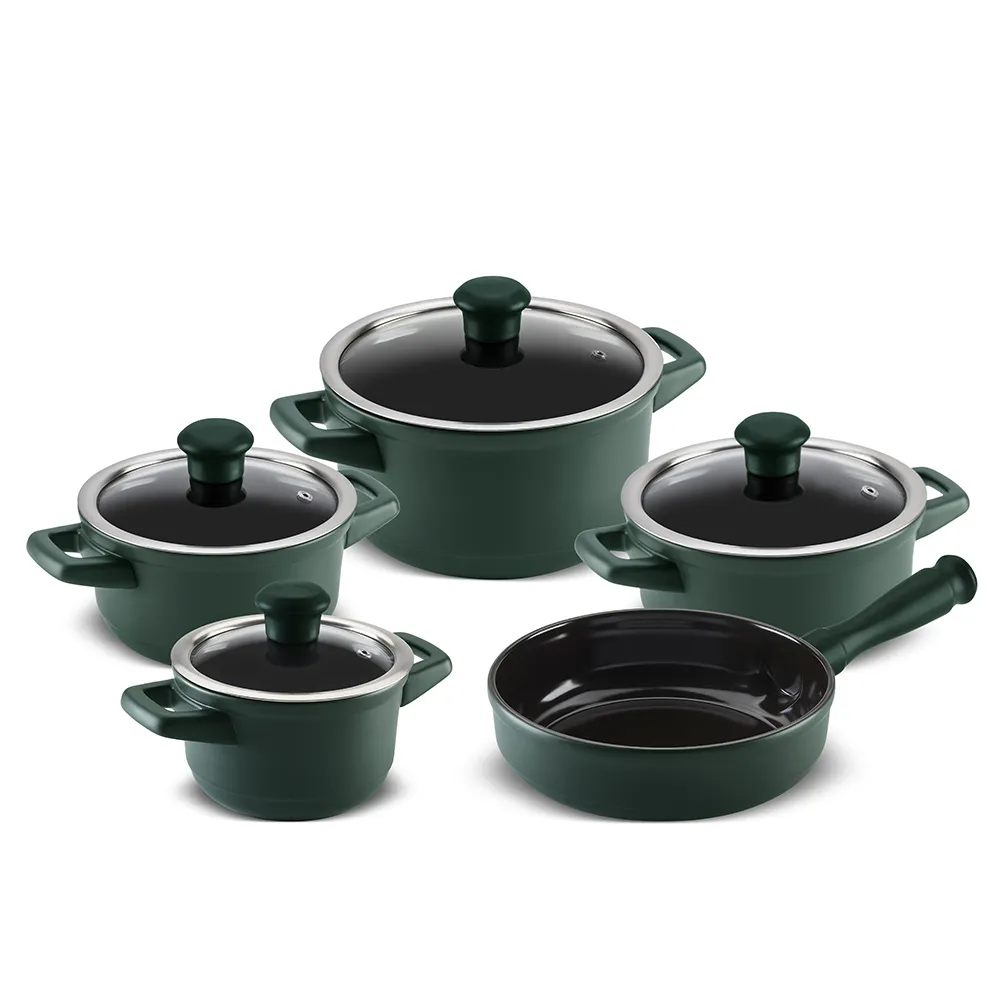 Jogo De Panelas De Cerâmica Duo Smart 5 Pcs - Matte