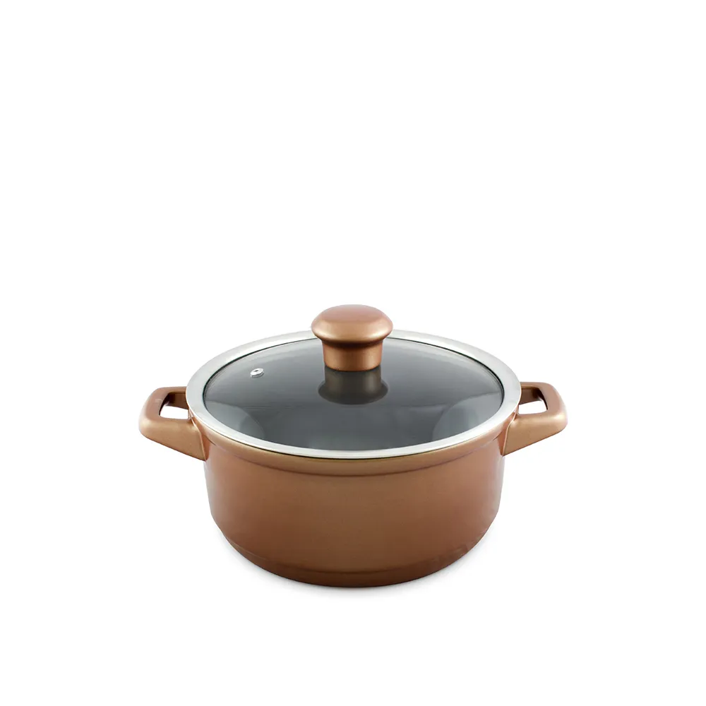 Panela De Cerâmica Duo 18Cm 1,5 Litro - Cobre