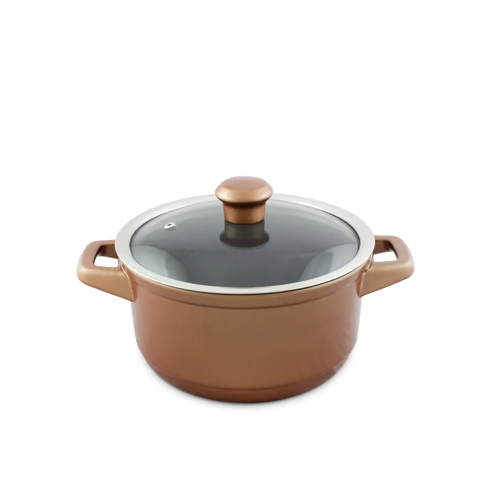 Panela De Cerâmica Duo 20Cm 2,5 Litros - Cobre