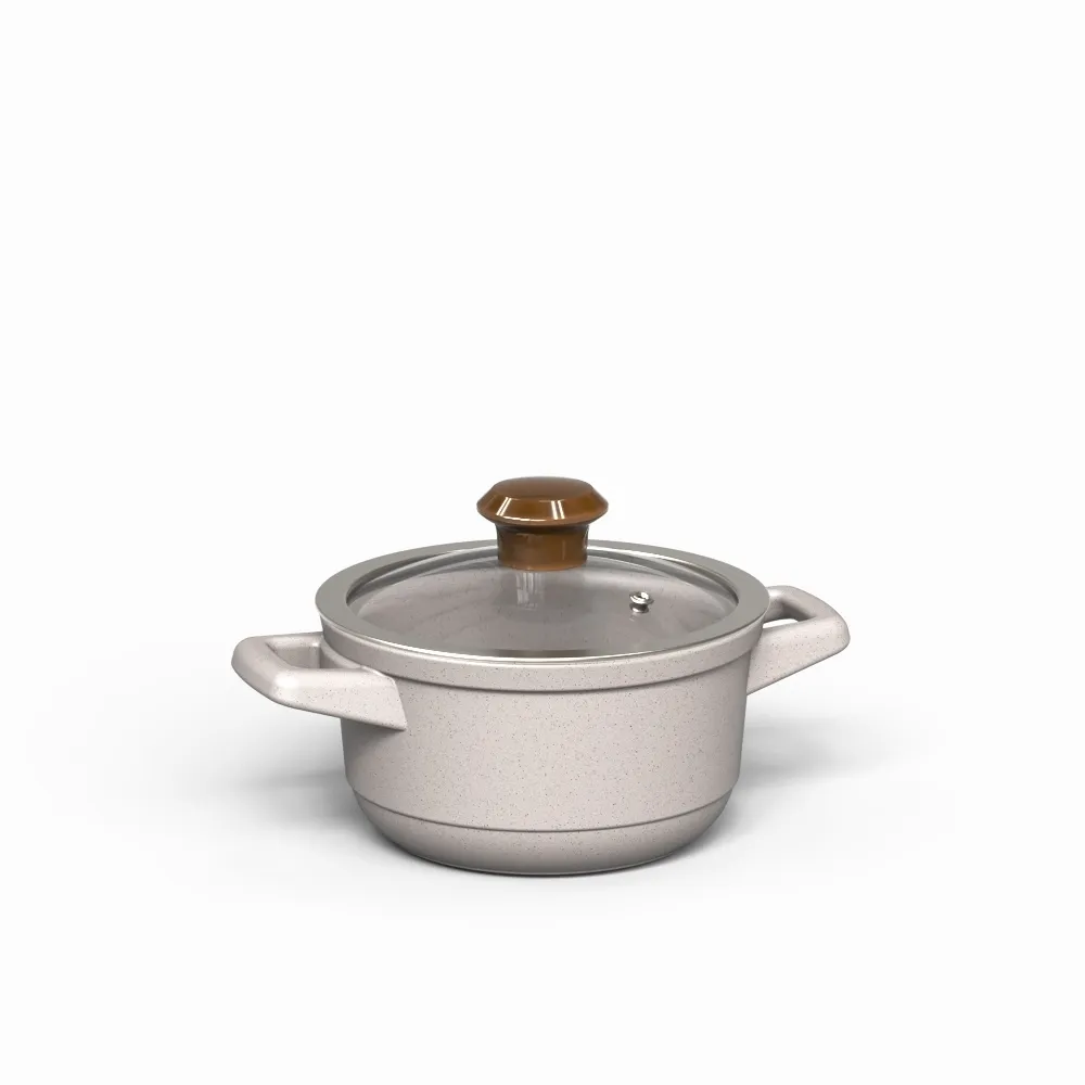Panela de Cerâmica Duo 16Cm 1100Ml - Baunilha